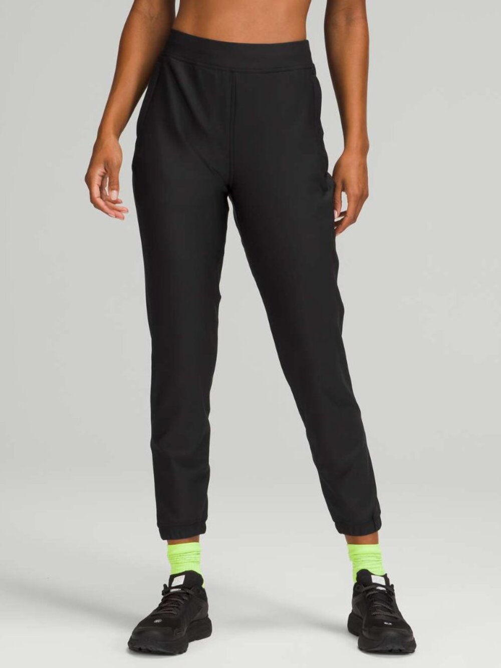 Lululemon Adapted‎ State High-Rise Tech Fleece Jogger Black Size 8 EUC